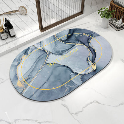 Napa Skin Super Absorbent Bath Mat Quick Drying Bathroom Rug Modern Simple Non-slip Floor Carpets Home Oil-proof Kitchen Mat